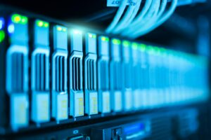 VPS hosting server management concept