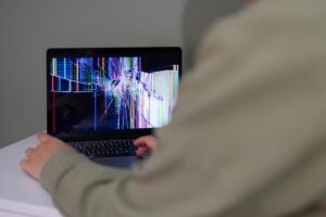 loose laptop hinge causing screen wobble